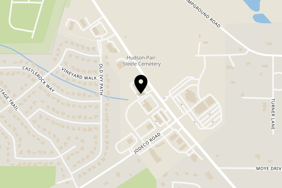 Map showing the location of It's A Wrap Cafe Mobile on 1721 GA-42 in McDonough